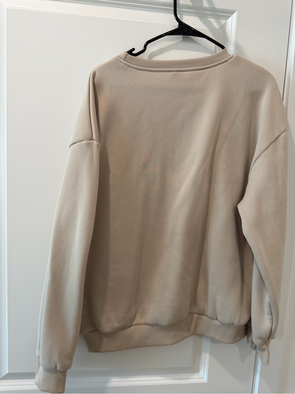 SHEIN Wifey EST. 2023 Beige Crewneck Sweatshirt - Picture 5 of 5